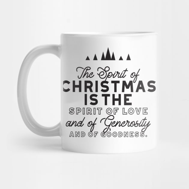 Spirit of Christmas Quote I by FlinArt